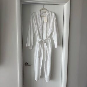 Zara Home Cotton Robe with Embroidery